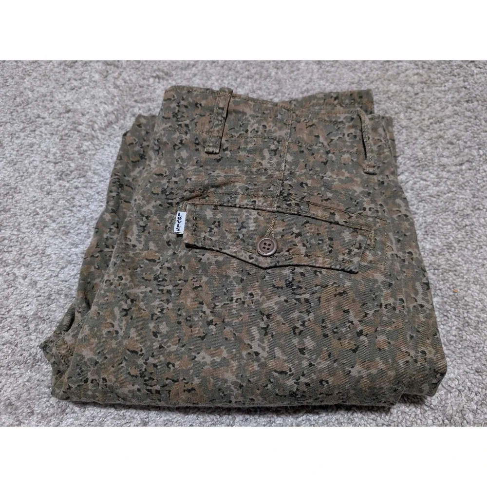 Levi Strauss Cargo Pants Mens 30x32 Green Digital Camo Straight Leg  Tactical